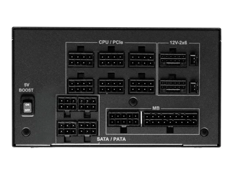 ASRock Phantom Gaming PG-1300G 1300W Fully Modular ATX PSU – 80+ Gold & Cybenetics Platinum Efficiency, ATX3.1 & PCIe5.1 Ready, Dual Native 12V-2x6 & 6x PCIe, 2x EPS & 9x SATA Connectors, Intelligent iCool Fan, Japanese Capacitors, Black High-Performance PC Power Supply - Featured Image