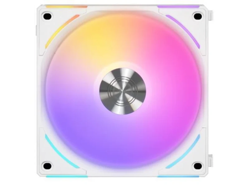 Lian Li UNI FAN AL120 V2 - 120mm PWM fan, 28.7 dB, 77.3 CFM Airflow, 250 - 2000 RPM, White Color - Featured Image