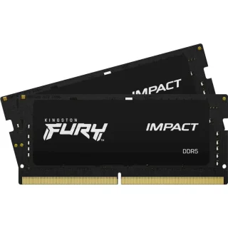 Kingston FURY Impact 16 GB - 2 x 8GB, DDR5 288-pin DIMM, 4800MT/s, CL38, Black color