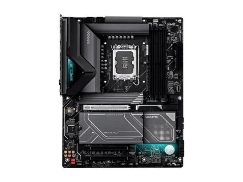 GIGABYTE Z890 EAGLE WIFI7 PLUS – Intel Z890 ATX Motherboard, LGA1851 Socket, DDR5 9466+ MT/s (OC), 4x DIMM, 1x PCIe 5.0 x16 & 2x PCIe 4.0 x4, 4x M.2 (1x PCIe 5.0), USB4 Type-C & USB 3.2, Wi-Fi 7 + Bluetooth 5.4, 2.5 GbE LAN, Realtek ALC1220 Audio, Advanced Cooling, RGB Headers - Featured Image