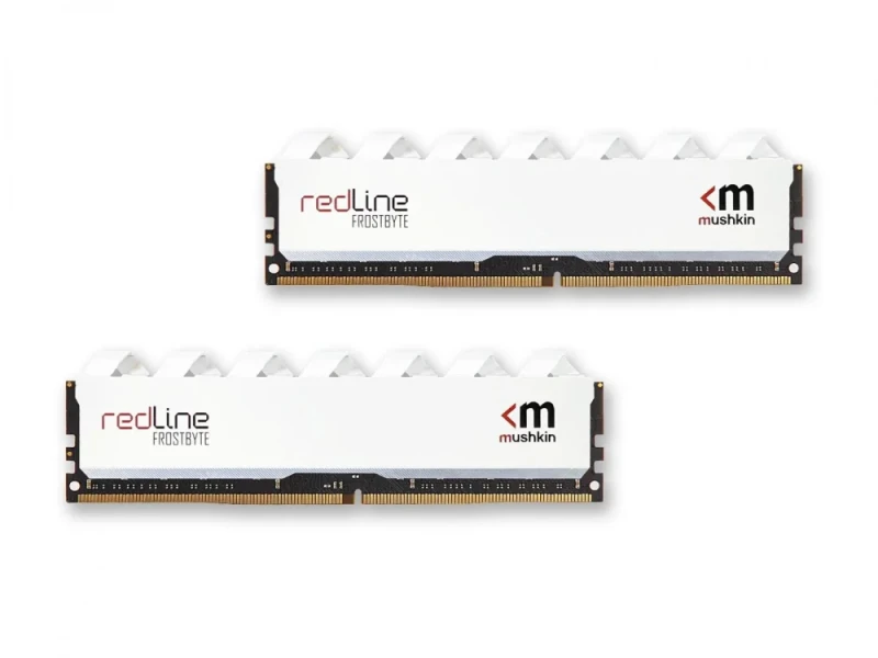 Mushkin Redline 16 GB - 2 x 8GB, DDR4 288-pin DIMM, 4133MT/s, CL19, White color - Featured Image