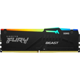 Kingston FURY Beast RGB 16 GB - 1 x 16GB, DDR5 288-pin DIMM, 5600MT/s, CL40, Black color