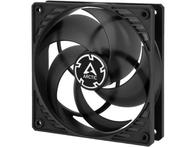 ARCTIC P12 PST - 120mm PWM fan, 56.3 CFM Airflow, 200 - 1800 RPM, Black / Translucent Black Color - Featured Image