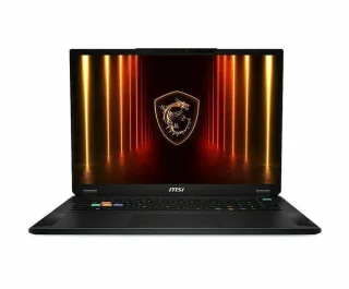 MSI Stealth A18 AI+ A3HWIG-028US 18″ Gaming Laptop – AMD Ryzen AI 9 365 10-Core (2.0–5.0 GHz), NVIDIA GeForce RTX 5080 Laptop GPU 16 GB GDDR7, 32 GB DDR5-5600, 2 TB NVMe SSD, 3840x2400 UHD+ Mini-LED 120 Hz, Wi-Fi 7 & 2.5 Gb LAN, Thunderbolt 4/USB4, HDMI 2.1, Windows 11 Pro, Midnight Black
