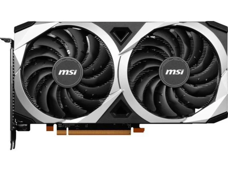 MSI MECH 2X CLASSIC OC Radeon RX 7600 8GB GDDR6 Graphics Card - 2695MHz Boost Clock, Dual TORX Fan 3.0 Cooling, 128-bit, PCIe 4.0 x8, HDMI 2.1, 3x DisplayPort 1.4, 165W TDP, 235mm Length, Black / Silver - Featured Image