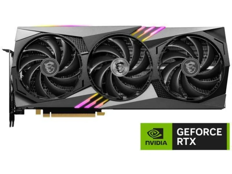 MSI GAMING X TRIO GeForce RTX 4060 Ti 8GB GDDR6 Graphics Card - 2670MHz Boost Clock, TRI FROZR 3 Triple Fan Cooling, TORX Fan 5.0, 128-bit, PCIe 4.0 x16 (x8), DLSS 3, Ray Tracing, HDMI 2.1a, 3x DisplayPort 1.4a, 338mm Length, Black - Featured Image
