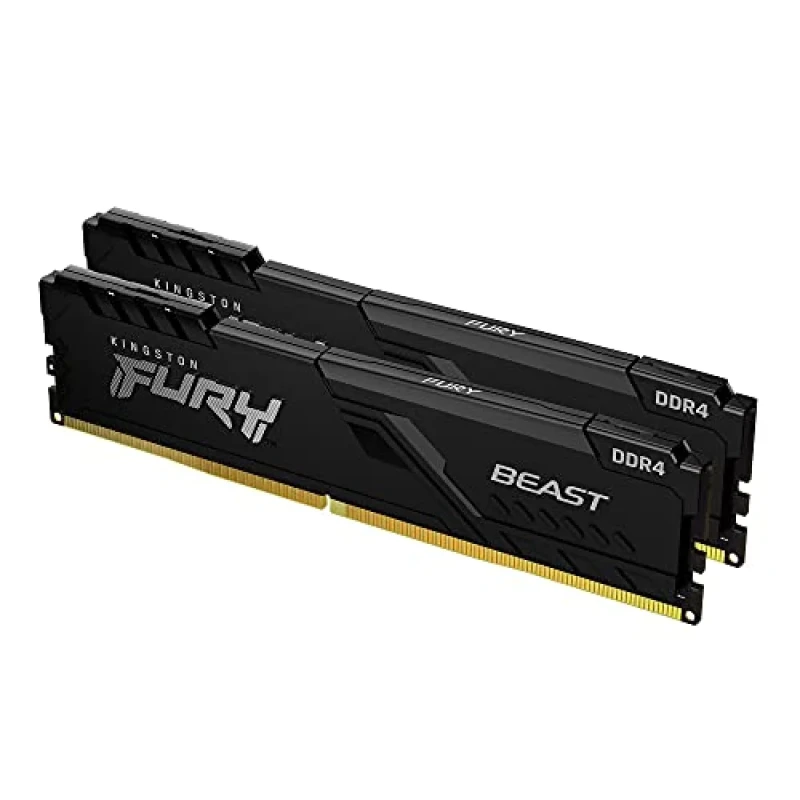 Kingston FURY Beast 16 GB - 2 x 8GB, DDR4 288-pin DIMM, 3600MT/s, CL17, Black color - Featured Image