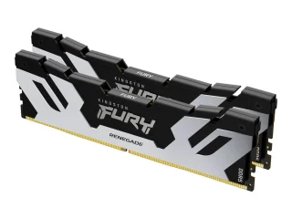 Kingston FURY Renegade 64 GB - 2 x 32GB, DDR5 288-pin DIMM, 6400MT/s, CL32, Silver / Black color