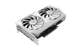 ZOTAC GAMING AMP GeForce RTX 3060 Ti LHR 8GB GDDR6 Graphics Card - 1695MHz Boost Clock, IceStorm 2.0 Dual Fan Cooling, 256-bit, PCIe 4.0 x16, Ray Tracing, DLSS, HDMI 2.1, 3x DisplayPort 1.4a, 232mm Length, White