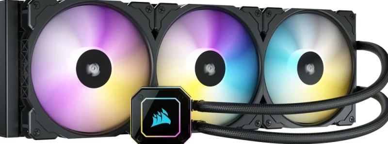 Corsair iCUE H170i ELITE CAPELLIX - 2000 RPM, 10 - 37 dB, Black color, AIO Watercooler, 420mm radiator - Featured Image