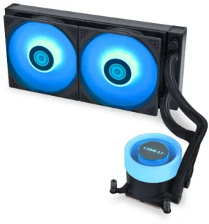 Lian Li Galahad II Lite RGB - 300 - 2500 RPM, 34.8 dB, Black color, AIO Watercooler, 240mm radiator