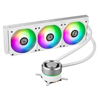 Lian Li Galahad AIO360 (2022) - 800 - 1900 RPM, 32 dB, White/Silver color, AIO Watercooler, 360mm radiator