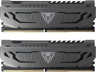 Patriot Viper Steel 16 GB - 2 x 8GB, DDR4 288-pin DIMM, 3200MT/s, CL16, Silver / Black color
