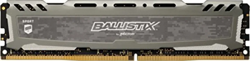 Crucial Ballistix Sport LT 8 GB - 1 x 8GB, DDR4 288-pin DIMM, 2400MT/s, CL16, Silver color - Featured Image