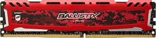 Crucial Ballistix Sport LT 16 GB - 1 x 16GB, DDR4 288-pin DIMM, 2400MT/s, CL16, Red color
