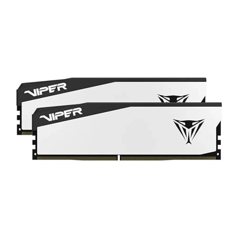 Patriot Viper Elite 5 64 GB - 2 x 32GB, DDR5 288-pin DIMM, 6400MT/s, CL32, White color - Featured Image