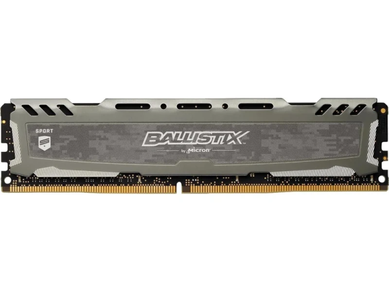 Crucial Ballistix Sport LT 16 GB - 1 x 16GB, DDR4 288-pin DIMM, 2400MT/s, CL16, Gray color - Featured Image