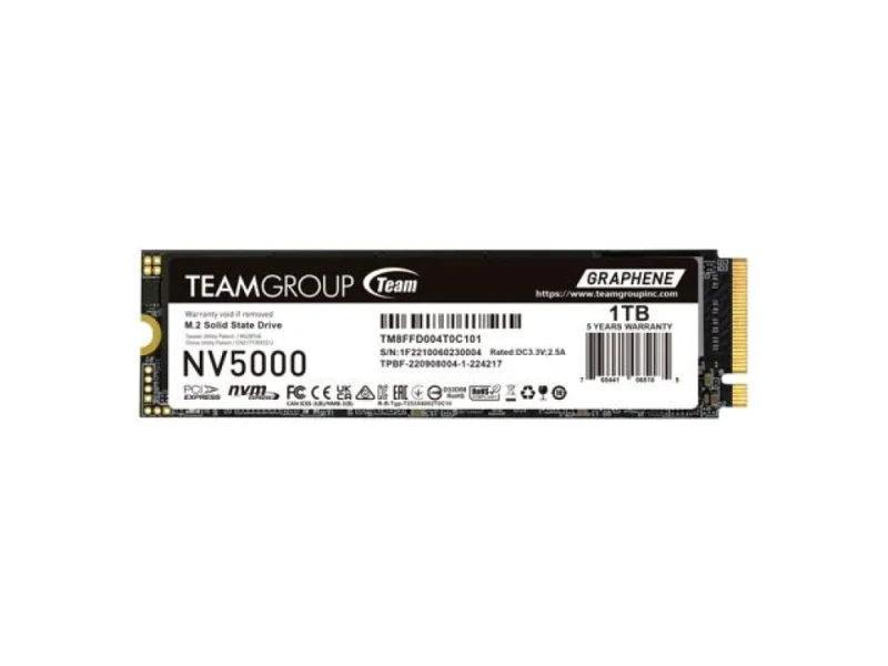 TEAMGROUP NV5000 - 1 TB SSD, M.2 PCIe 4.0 X4, M.2-2280 - Featured Image