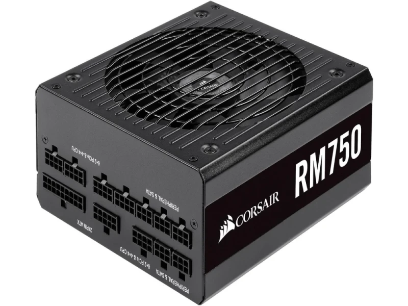 Corsair RM750 (2019) - 750 W ATX Power Supply, 80+ Gold, Fully Modular, Black Color - Featured Image