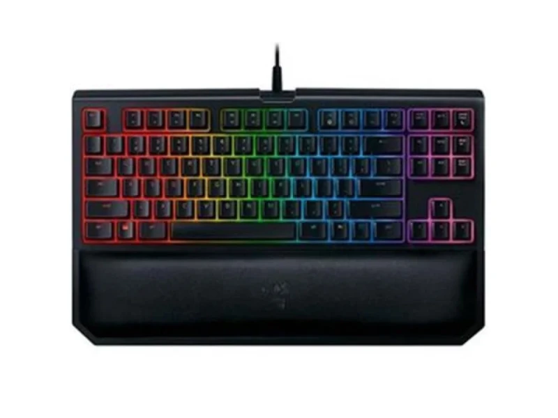 Razer BlackWidow Tournament Edition Chroma V2 - Gaming Wired Keyboard, Razer Green Switches, RGB Backlit, Tenkeyless, Black Color - Featured Image