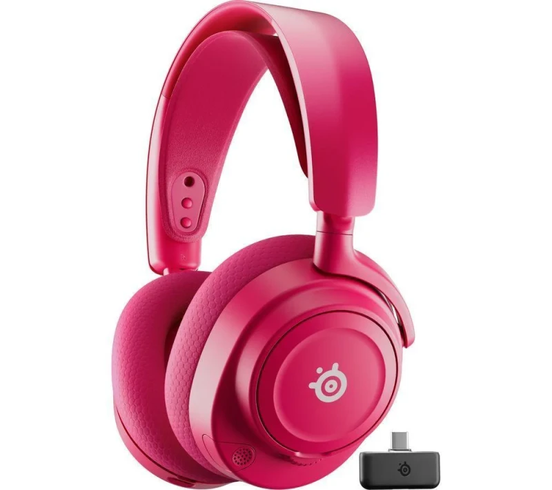 SteelSeries Arctis Nova 7P Gen 2 - Gaming headset, Wireless, Microphone, 20Hz-22kHz, Pink Color - Featured Image