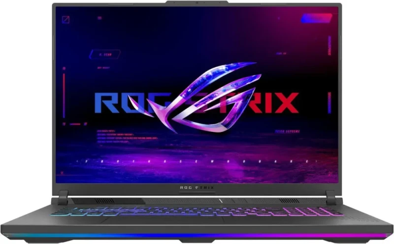 ASUS ROG Strix G18 G814PH-ES94 18" Gaming Laptop - AMD Ryzen 9 8940HX up to 5.2GHz, NVIDIA GeForce RTX 5050 8GB Laptop GPU, 16GB DDR5 5200MHz, 1TB PCIe Gen4 NVMe SSD, 18" FHD+ 1920x1200 144Hz IPS Display, WiFi 6E, RGB Keyboard, Windows 11 Home - Featured Image