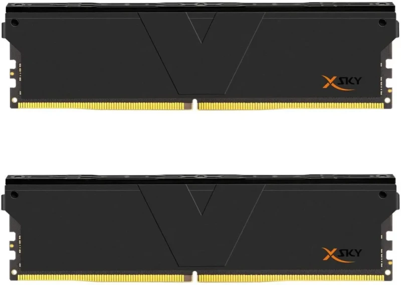 V-COLOR Manta XSky DDR5 32GB (2x16GB) 6400MHz CL32 Desktop Memory Kit - 1.4V, SK Hynix IC, AMD EXPO Support, High Performance Gaming RAM, Dual Channel, Black (TMXSAO1664832KKK) - Featured Image