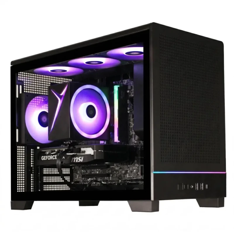STORMCRAFT VIPER Gaming PC VI1440FBB-56TN1 - Intel Core i5-14400F up to 4.7GHz, NVIDIA GeForce RTX 5060 Ti 8GB, 16GB DDR4 3200MHz RGB Memory, 1TB NVMe SSD, Windows 11 Home, High-Airflow Gaming Case, Black - Featured Image