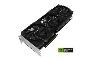 PNY GeForce RTX 4070 Ti SUPER 16GB VERTO Triple Fan OC Graphics Card - 16GB GDDR6X, 2625MHz Boost Clock, Triple Fan Cooling, 256-bit, PCIe 4.0 x16, DLSS 3, Ray Tracing, 1x HDMI 2.1, 3x DisplayPort 1.4a, 305mm Length, Black