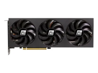 PowerColor Radeon RX GPU Series (RDNA 2/3) - GDDR6 VRAM up to 24GB/32GB, PCIe 4.0 x16, factory OC Hellhound/Red Devil/Fighter models, dual/triple axial fan cooling, nickel-plated copper heatpipes, reinforced backplate, dual BIOS (select), HDMI 2.1 + DP 2.1/1.4, 16–24 Gbps memory, 256/384-bit bus, Infinity Cache, ray tracing, DirectX 12 Ultimate, Smart Access Memory