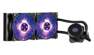 Cooler Master MasterLiquid ML240L RGB - 650 - 2000 RPM, 6 - 30 dB, AIO Watercooler, 240mm radiator