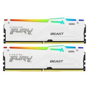 Kingston FURY 32 GB - 2 x 16GB, DDR5 288-pin DIMM, 5200MT/s, CL40, White color