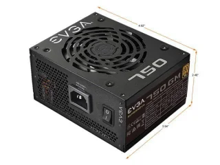 EVGA SuperNOVA 750 GM - 750 W SFX Power Supply, 80+ Gold, Fully Modular, Black Color