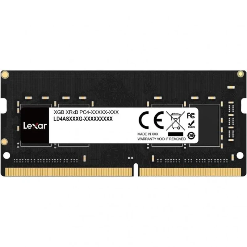 Lexar LD4AS032G-B3200GSST 32 GB - 1 x 32GB, DDR4 288-pin DIMM, 3200MT/s, CL22, Black color - Featured Image