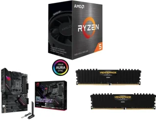 AMD Ryzen 5 5500 + ASUS ROG STRIX B550-F GAMING WIFI II + Corsair Vengeance LPX 16GB (2x8GB) DDR4-3200 CL16