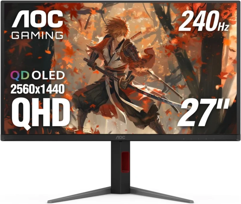 AOC Q27G4ZD 27” OLED Gaming Monitor – QHD 2560x1440, 240Hz, 0.03ms, HDR - Featured Image