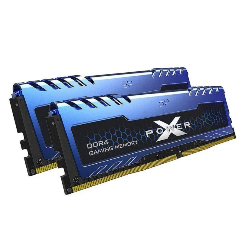 Silicon Power XPOWER Turbine 16 GB - 2 x 8GB, DDR4 288-pin DIMM, 3200MT/s, CL16, Blue color - Featured Image