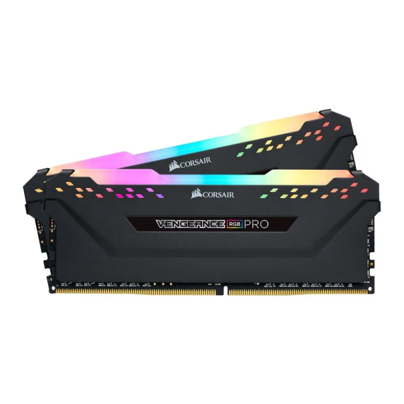 Corsair Vengeance RGB Pro 64 GB - 2 x 32GB, DDR4 288-pin DIMM, 3200MT/s, CL16, Black color - Featured Image