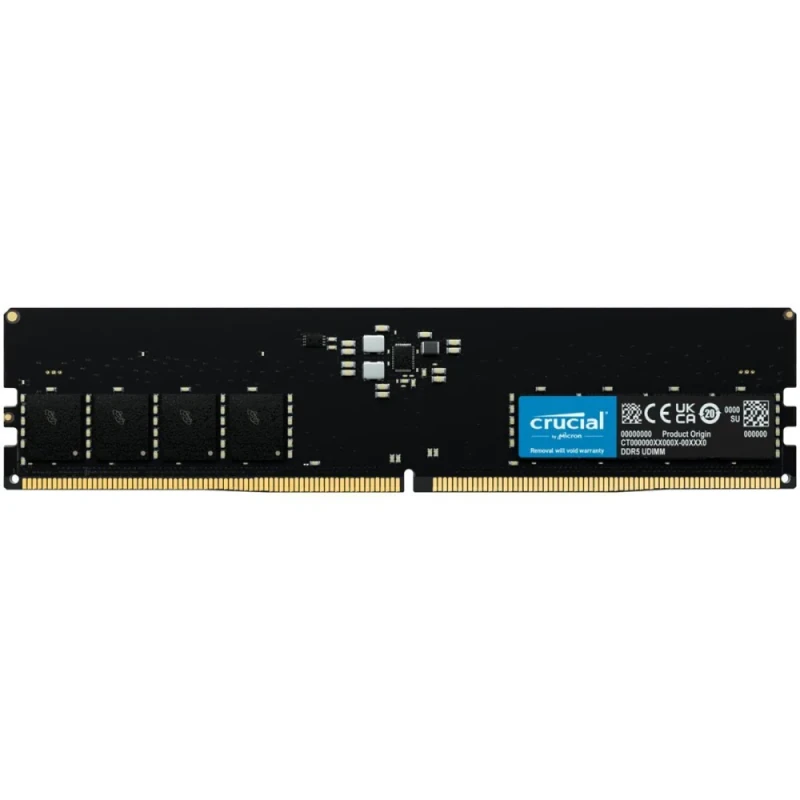 Crucial CT32G56C46U5 32 GB - 1 x 32GB, DDR5 288-pin DIMM, 5600MT/s, CL46, Black color - Featured Image