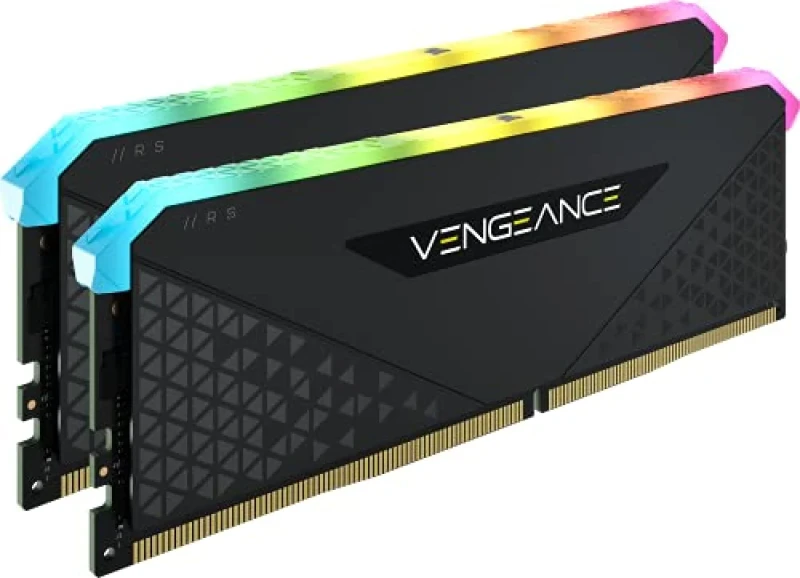 Corsair Vengeance RGB RS 64 GB - 2 x 32GB, DDR4 288-pin DIMM, 3600MT/s, CL18, Black color - Featured Image