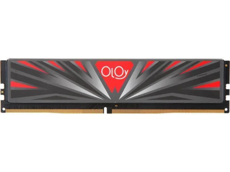 OLOy MD4U162619BBSA 16 GB - 1 x 16GB, DDR4 288-pin DIMM, 2666MT/s, CL19, Red / Black color - Featured Image
