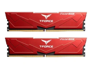 TEAMGROUP T-Force Vulcan 32 GB - 2 x 16GB, DDR5 288-pin DIMM, 6000MT/s, CL38, Red color