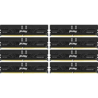 Kingston FURY Renegade Pro 128 GB - 8 x 16GB, DDR5 288-pin DIMM, 6400MT/s, CL32, Black color