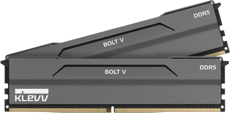 Klevv BOLT V 32 GB - 2 x 16GB, DDR5 288-pin DIMM, 6000MT/s, CL30, White color - Featured Image