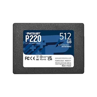 Patriot P220 - 512 GB SSD, SATA 6.0 Gb/s, 2.5"