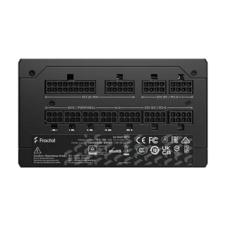 Fractal Design Ion Gold - 750 W ATX Power Supply, 80+ Gold, Fully Modular, Black Color