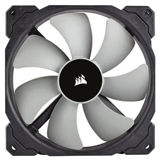 Corsair ML140 2-Pack - 140mm PWM fan, 16 - 37 dB, 20 - 97 CFM Airflow, 400 - 2000 RPM, White / Black Color