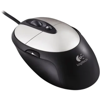 Logitech MX310 - Wired Optical Mouse, Black / Silver color