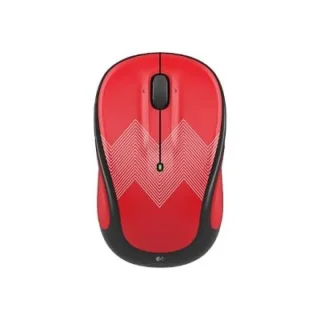 Logitech M325c Red Zigzag - Wireless Optical Mouse, Red color