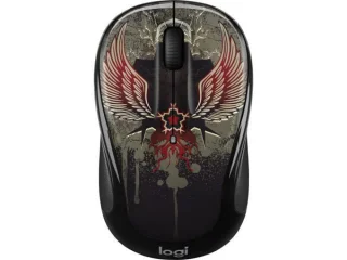 Logitech M325c Taboo - Wireless Optical Mouse, 1000 DPI, Black / Red color
